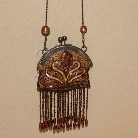 Wayne M Kleski Handbags - Wayne M Kleski Beaded Sequin Bag Crossbody Boho